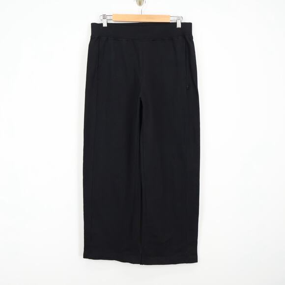 American Giant Womens French Terry Straight Sweatpant Black Size Large - Picture 1 of 7